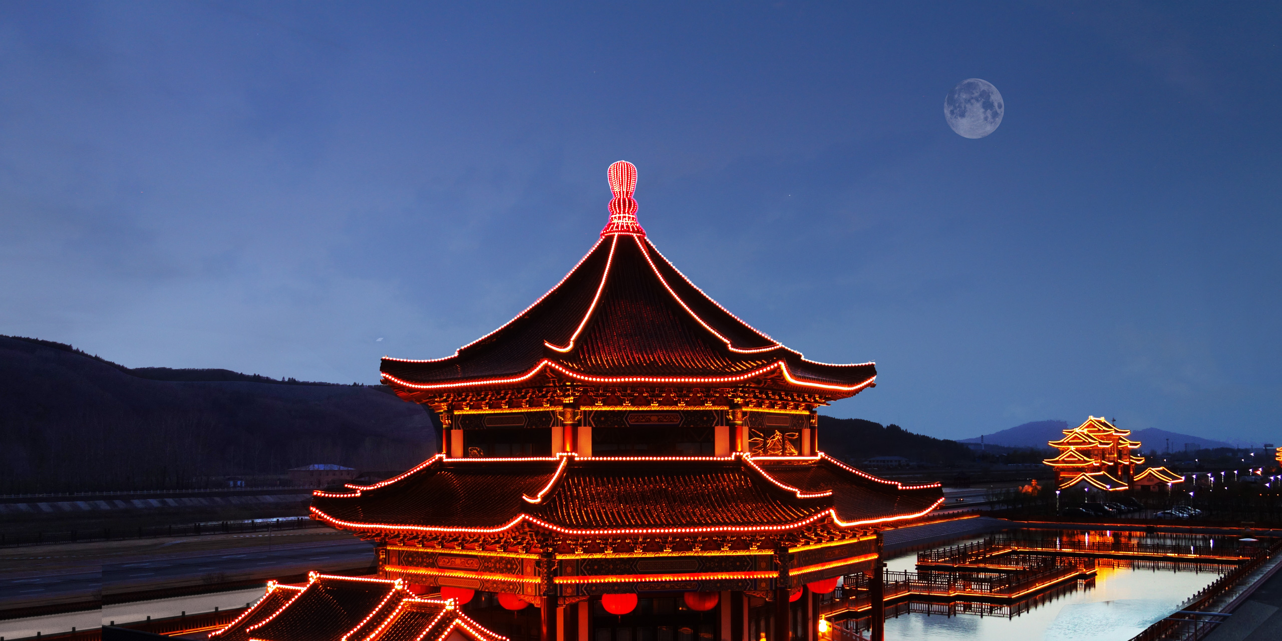 好記八角樓夜景